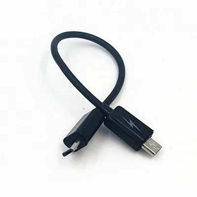 Micro Тип usb B мужчина к Micro B Мужской 5 Pin конвертер OTG Переходный кабель 17 см