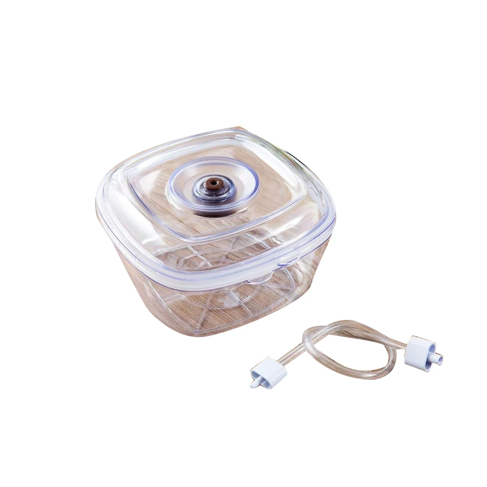 

Vacuum Seal Container for Food Savers Storage with Vacuum Hose, 1.05 QUART(1 LITER)