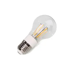 E27 AC/DC12V 6 W нити Свет Прозрачный теплый белый яркий Яркость лампа