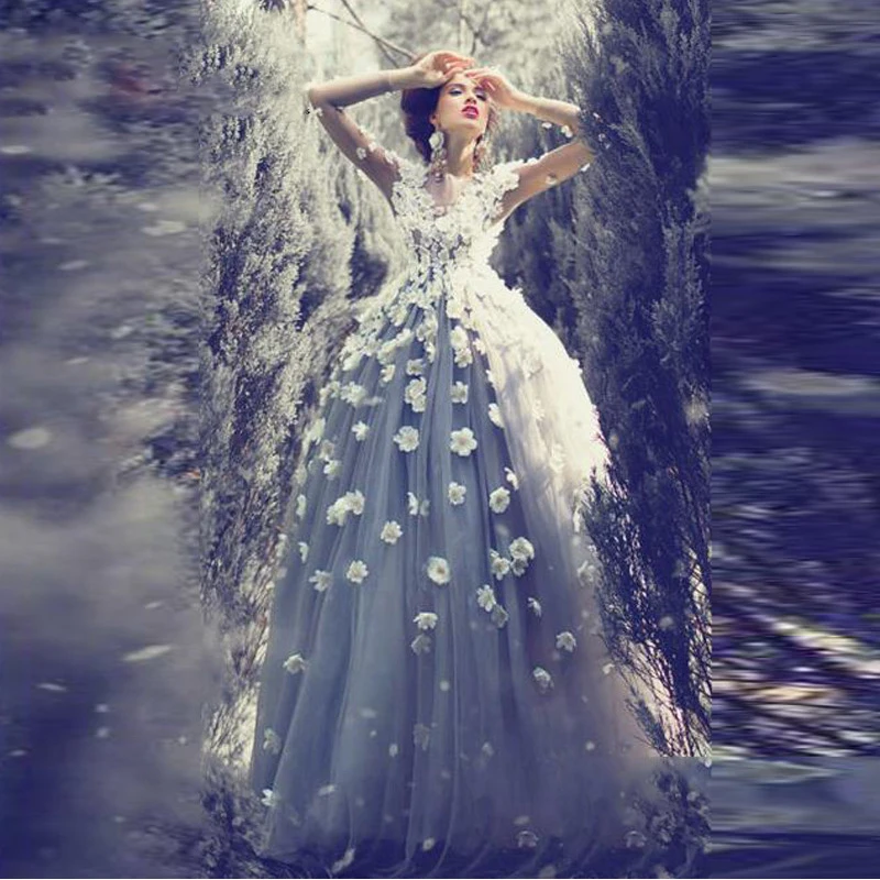 Cinderella-Dust-Grey-Vintage-Arab-Ball-Gown-Prom-Dresses-Long-Sleeve-3D-Flower-Applique-Charming-Prom