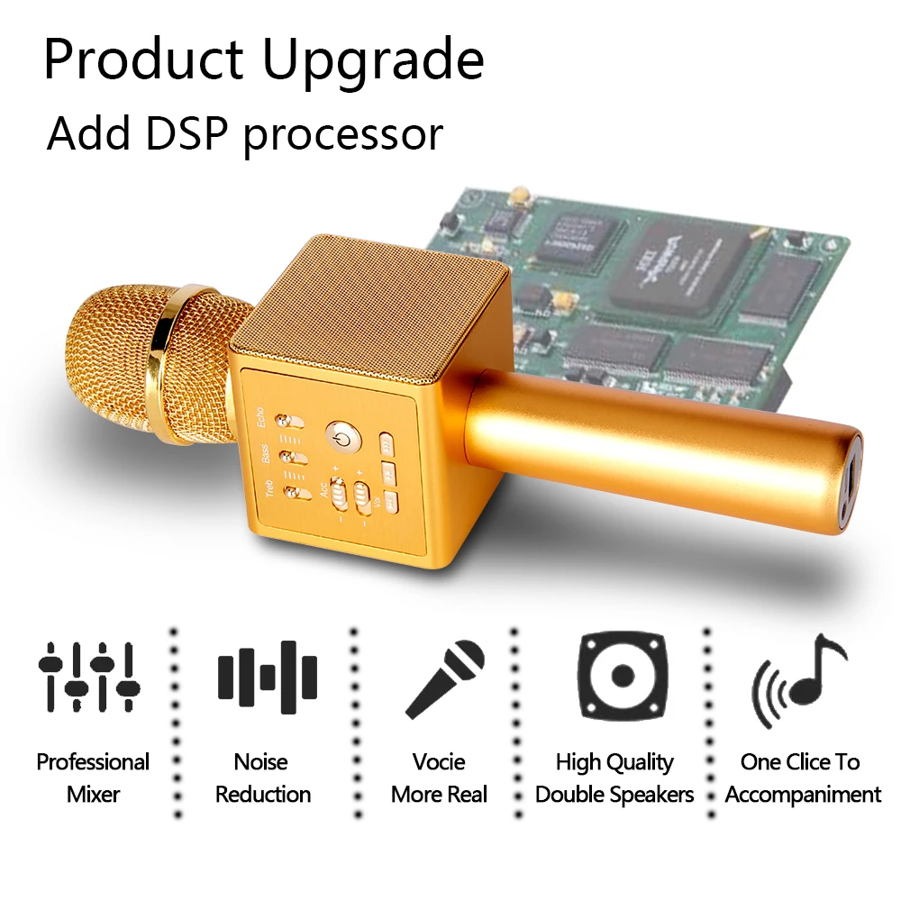 Оригинальный Micgeek I6 беспроводной микрофон для караоке Bluetooth KTV магическое