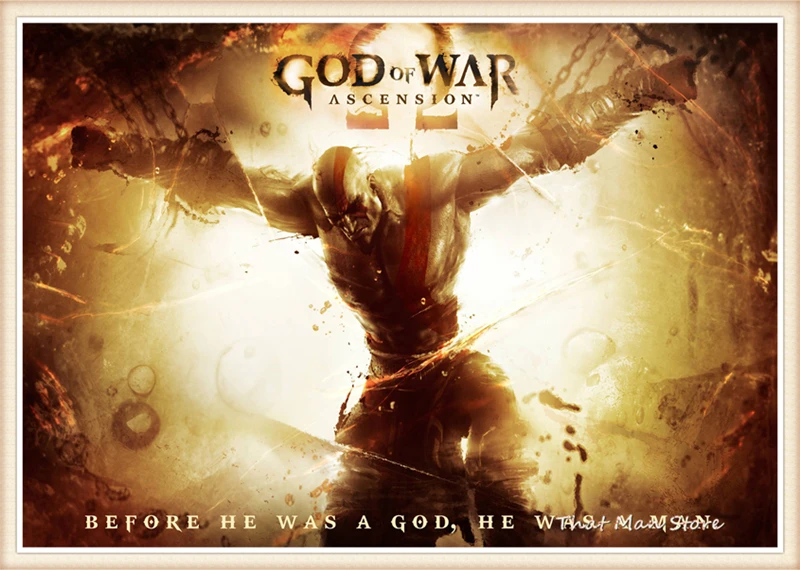 Постеры God of War настенные наклейки высокой четкости украшение для дома гостиной