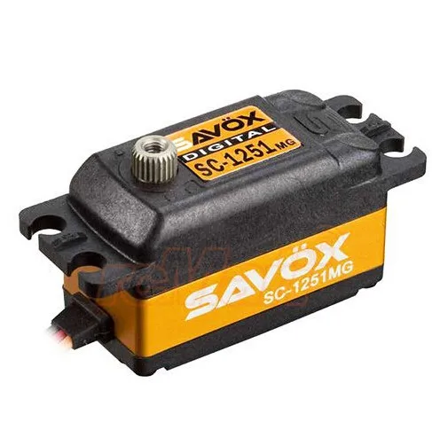 

SAVOX Low Profile High Speed Metal Gear Digital Servo 1:8 1:10 RC Car #SC-1251MG