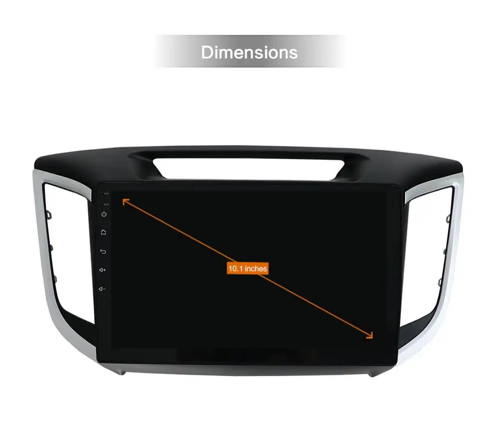 Discount Bosion android 9.0 2 din car dvd gps player For Hyundai IX25 Creta Car gps navigation radio Multimedia Player tape recorder 3
