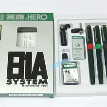 Набор ручек Hero 81A-7 ручка игла для чернил ручка для рисования крюк линия ручка для рисования 030609 набор
