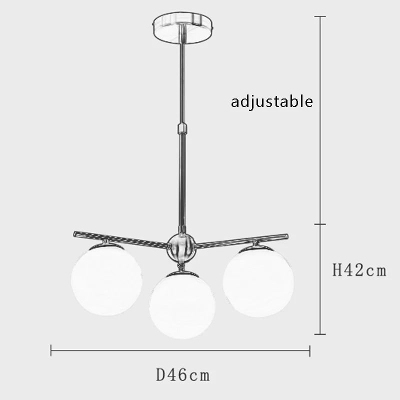  Modern Glass Lamp Design Chandelier Decor Home Lighting Living Room Kitchen Foyer Dinning Room Loft - 32999148322