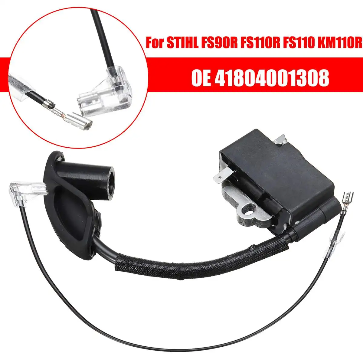 Chainsaw Ignition Coil For STIHL FS90R FS110R FS110 KM110R Trimmer Chainsaw Parts
