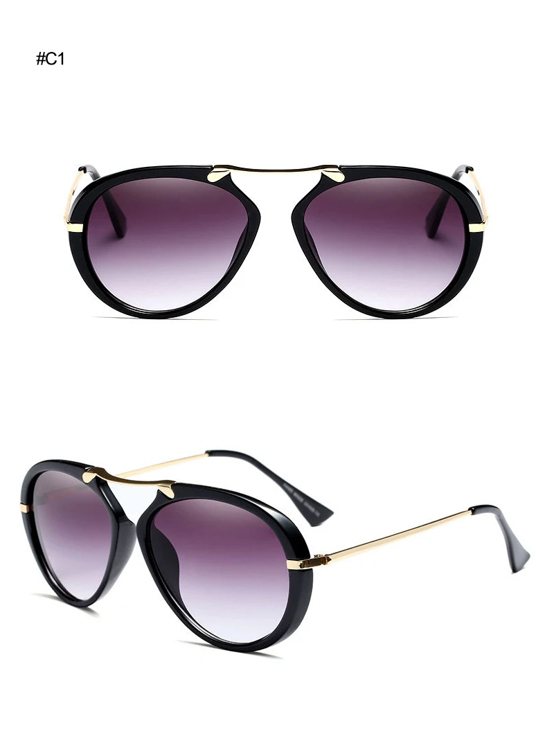 2018 New Goggle Fashion Clear Sunglasses (9)