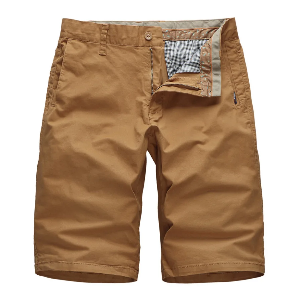 2019 Men's outdoor solid color sexy comfortable beach shorts men swimwear sports tooling beach shorts plus size quick dry 40J17 (3)