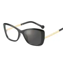 Очки «кошачий глаз» солнцезащитные очки-хамелеоны женские солнцезащитные фотохромные модные пресбиопии диоптрии очки для чтения с коробкой FML