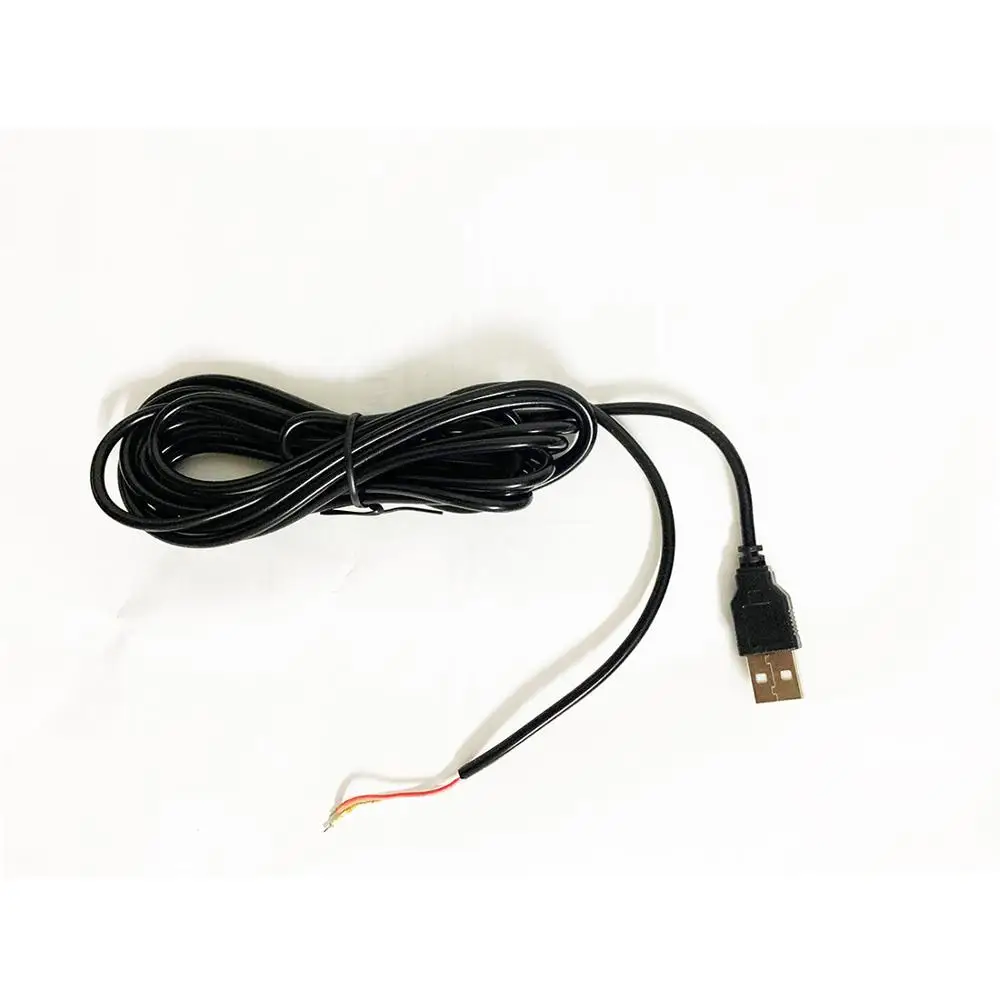 

1 PCS 3Meter USB Single Head Wire Two Core Connection Line USB power line charging line cable
