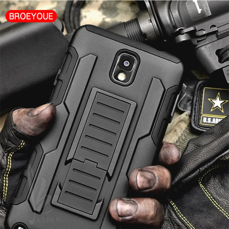 

BROEYOUE Armor Case For Samsung Galaxy S7 Edge S4 S5 S6 Note 9 A3 A5 A7 J3 J5 J7 2017 S8 S9 Plus Shockproof Phone Cover
