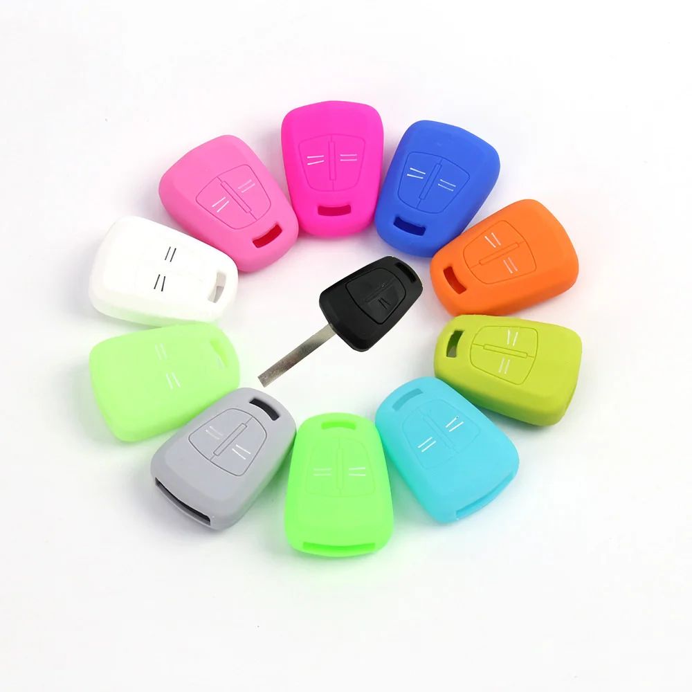 

Key Case For Car Silicone 2 Button Key Case For Opel Vectra Astra Corsa Signum