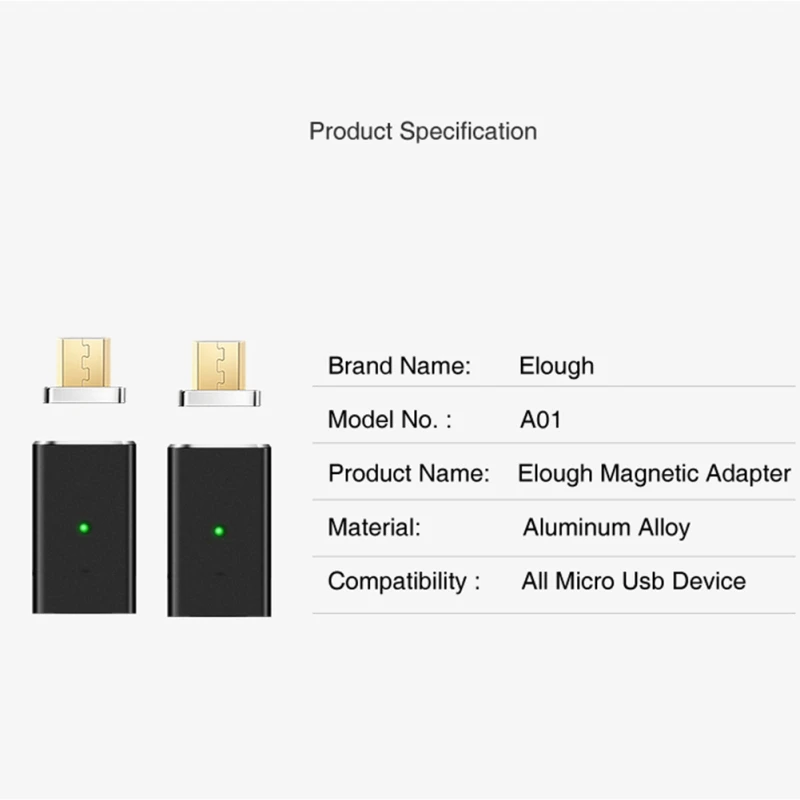 Микро USB к магнитному зарядному кабелю адаптер для мобильного телефона Android зарядка автоматический адсорбционный Магнит кабель адаптер