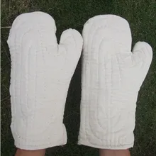 Теплоизоляция и высокая термостойкая уплотненная Защитная перчатка отлично подходит для нагревания в микроволновке и барбекю на открытом воздухе