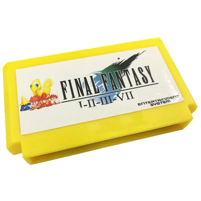 

4 in 1 Final Fantasy 7/1/2/3 Final Fantasy REMIX 60 Pins Game Cartridge for 8 Bit Game Console Support Save Progress