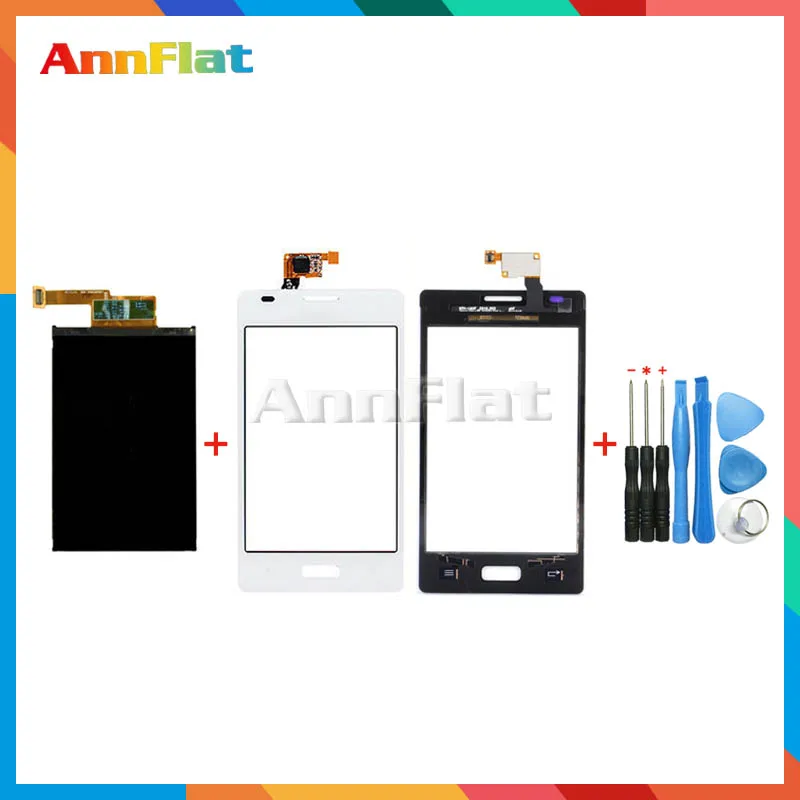 

High Quality 4.0" For LG Optimus L5 E610 E612 E615 Lcd Display Screen + Touch Screen Digitizer Sensor + Tools Free Shipping
