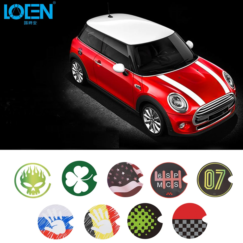 Car Fuel Cap Decorative Stickers Decals 1PCS Auto Accessories For MINI COOPER R50 R52 R55 R56 R57 R58 R59 R60 R61 | Автомобили и