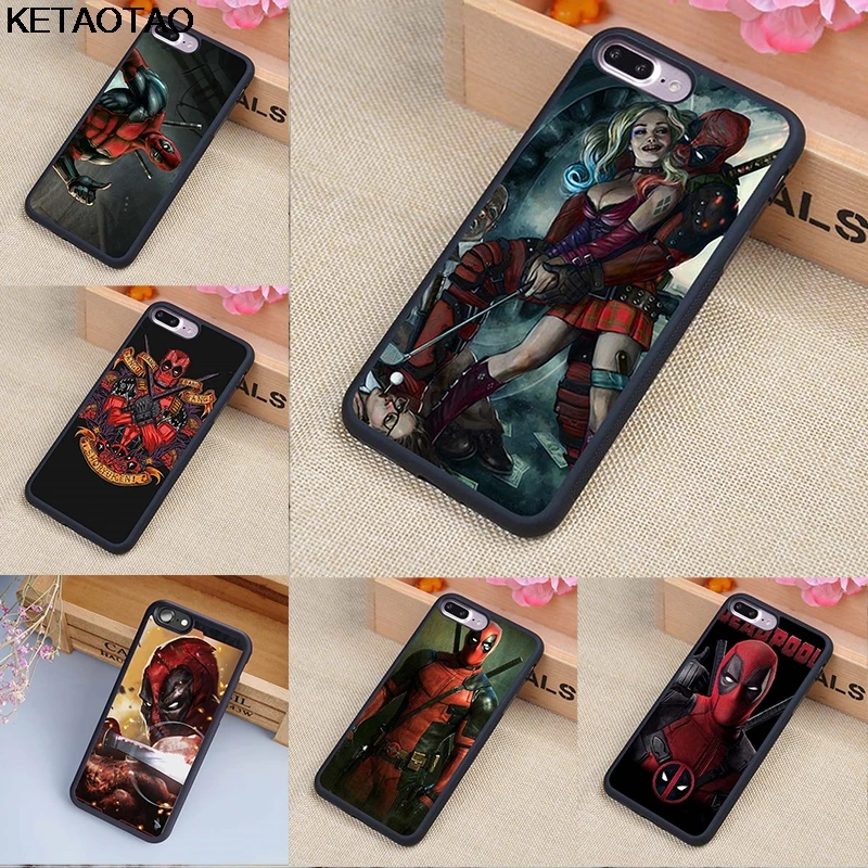 KETAOTAO Marvel мстители супергерой Дэдпул телефонные чехлы для Samsung S3 S4 S5 S6 S7 S8 S9 NOTE 7 8