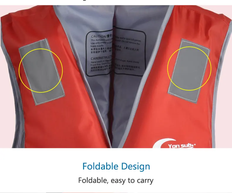 YONSUB водные виды спорта Детская безопасность куртка для мужчин и женщин Рыбалка жилет свисток спасательные жилеты для взрослых