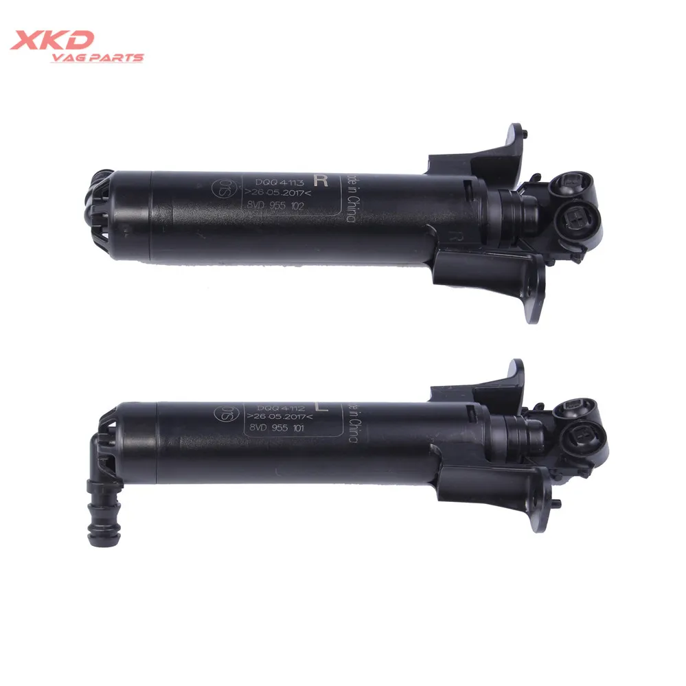 

New Pair Right&Left Side Headlight Washer Spray Nozzle For A-udi A3 S3 15-16 8V0955101 8V0 955 102