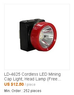 LD-4625 светодиод для шахтера кепки свет горной головки фара светодиодная Светильник