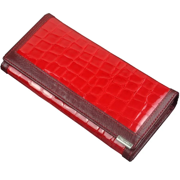  Free shipping new fashion women wallet Leather brand wallets women wholesale Crocodile design purse 