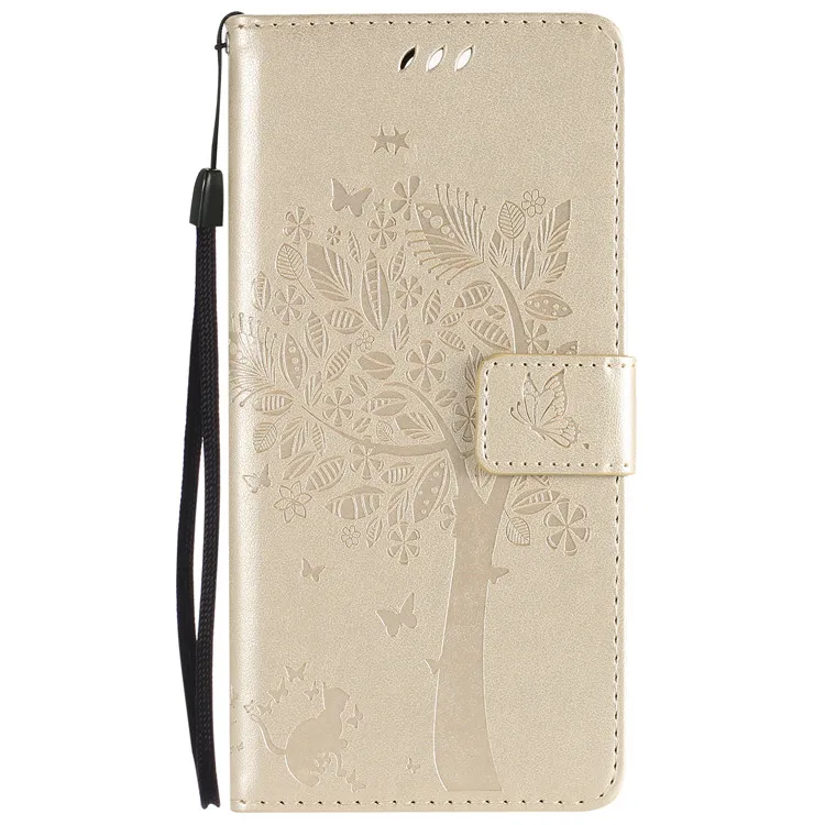 Кожаный флип-чехол для samsung Galaxy S9 S8 S10e Plus S3 S4 S5 Mini S6 S7 Edge, Роскошный кошелек, чехол для телефона с подставкой - Цвет: Золотой