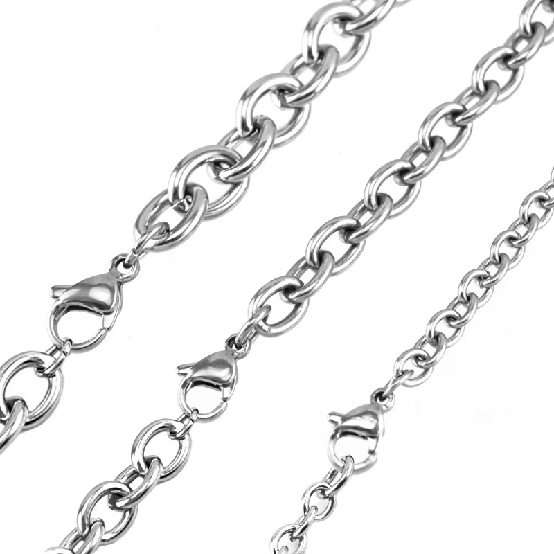 10 шт. цепочка из нержавеющей стали ширина 4/6/8 мм | Украшения и аксессуары