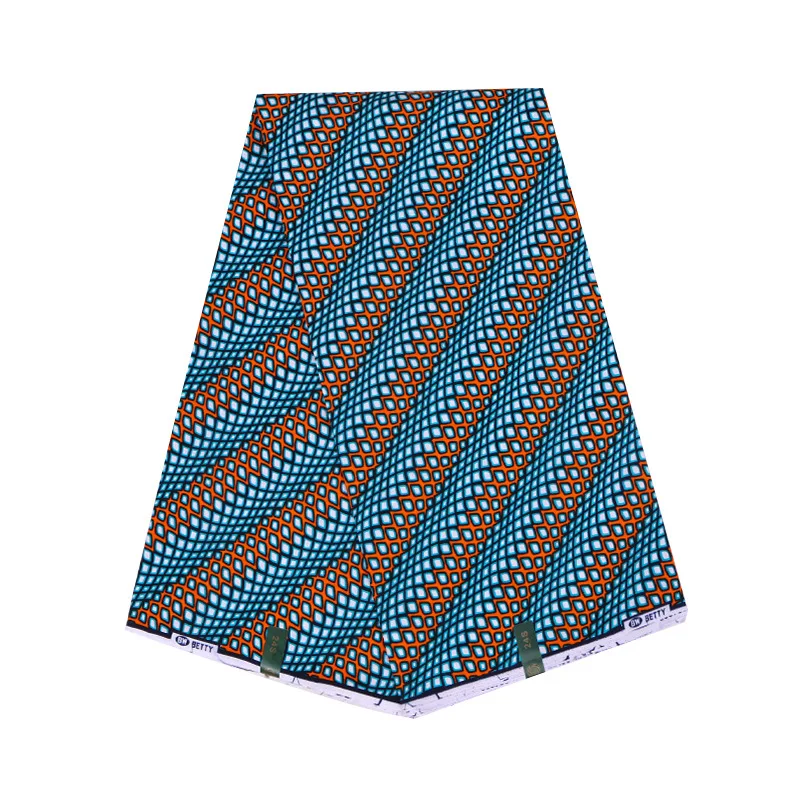 

2019 Excellent Geometric Pattern Fabric Ankara African Prints Party Dress Fabric Cotton Guarantee New Hollandais Wax 6yards lot