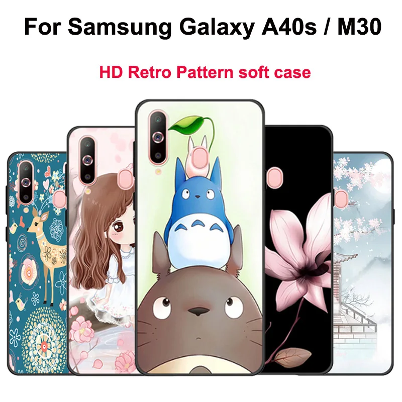 

Soft TPU Silicone Back Case For Samsung Galaxy M30 A3050 Shockproof Back Cover For Samsung A40s 2019 A305F shell SM-A305f coque