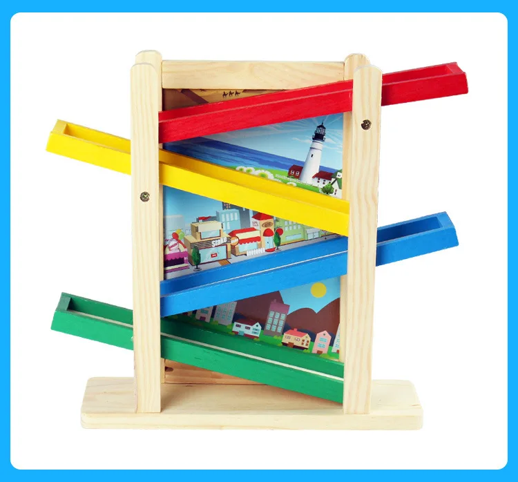 Brinquedo de Madeira Carros de Ensino Ábaco com 4 Bebê Montessori Educacional Criativo Colorido Brinquedo Aprendizagem Ábaco Escorregadio Carro Matemática 13 colorido ábaco com 4 carros de ensino