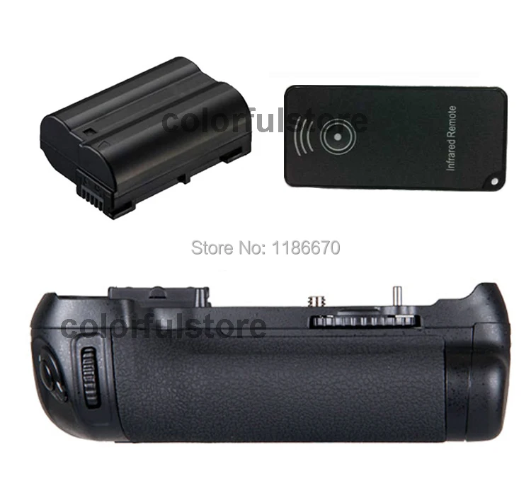 Номер отслеживания посылки по вертикали Батарейная ручка подходит для Nikon D600 D610 DSLR Камера+ ИК-пульт дистанционного управления Управление+ 1 x EN-EL15 заменить MB-D14