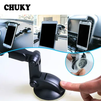 

Universal Car Windshield Mount Stand cell phone Bracket GPS Holder For Peugeot 307 407 Citroen C4 Honda Civic Accord CRV Lada
