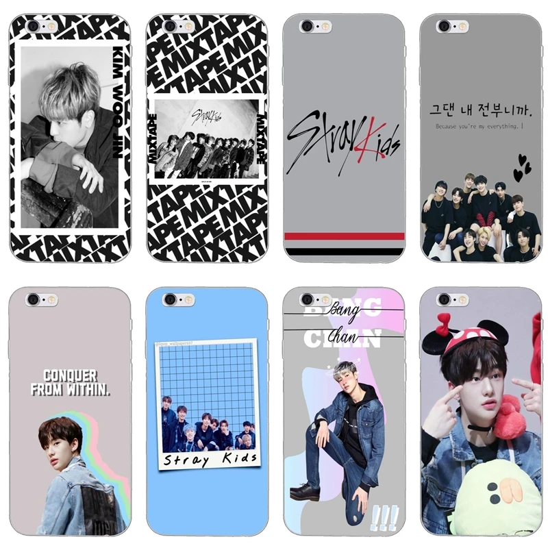 

stray kids hyunjin chan woojin For Xiaomi Redmi S2 5 plus 6A 4A 4x Note 6 Pro 5 5A 4 3 Pocophone F1 case Soft phone cover