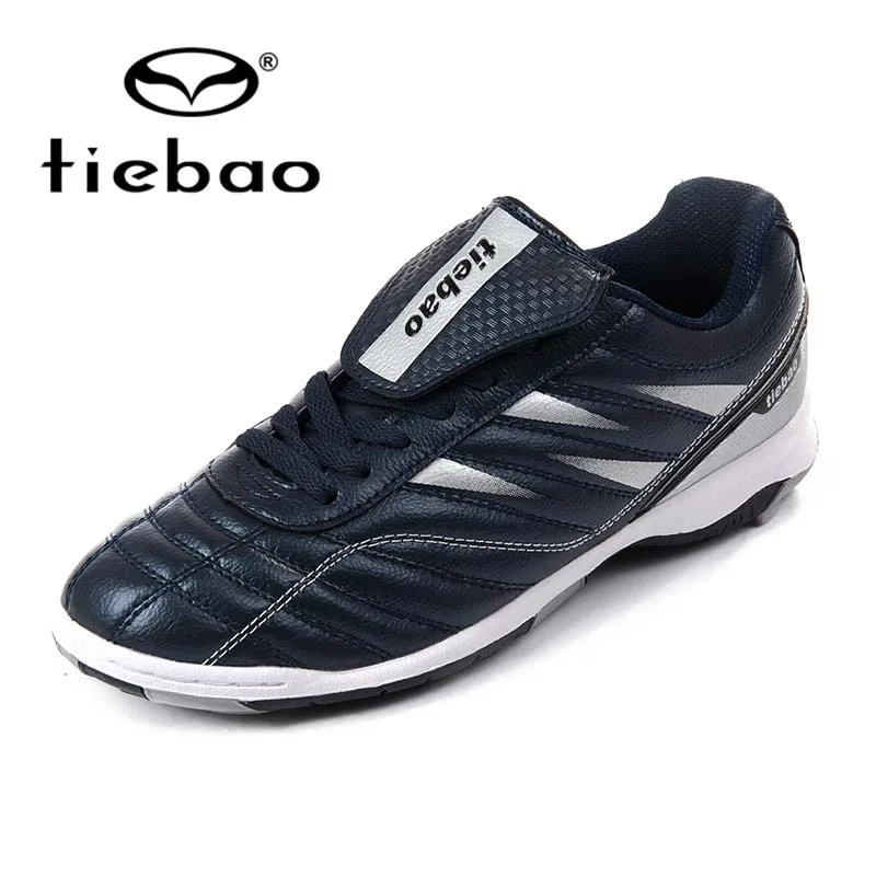 Tiebao Mens Hard Ground Indoor IC Athletic Pu Leather Football Shoes 