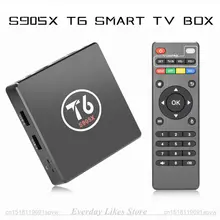 S905X T6 Android 7.1 TV Box Amlogic Quad Core Макс 2 Г RAM 16 Г ROM WiFiMiracast Set-top Box Tv Smart TV Media Player TvBox H.264