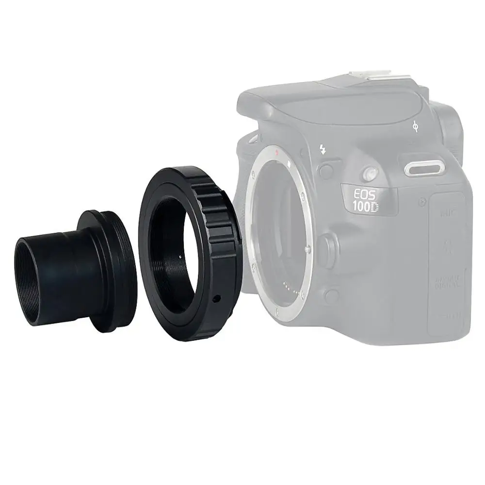 T2 Т кольцевой адаптер и Т-адаптер 1,25 ''Металл для всех Canon EOS стандартных EF объективов и телескоп камеры астрофотограф аксессуары