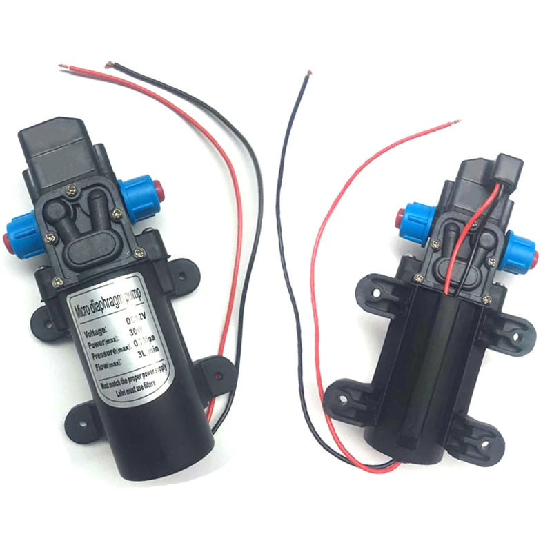

Heman DC 12V 30W 0.7MPA 3L/MIN Micro Diaphragm Pump Intelligent Mini Electric Self-Priming Water Pump