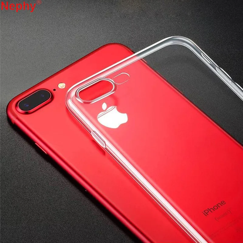 

Clear Silicon Case for iPhone 6 s 6S 4 4S 5 5S SE 5SE 5C iphone 7 7S 8 Plus 6Plus 6SPlus 7Plus 8Plus Cell Phone 360 Cover bumper