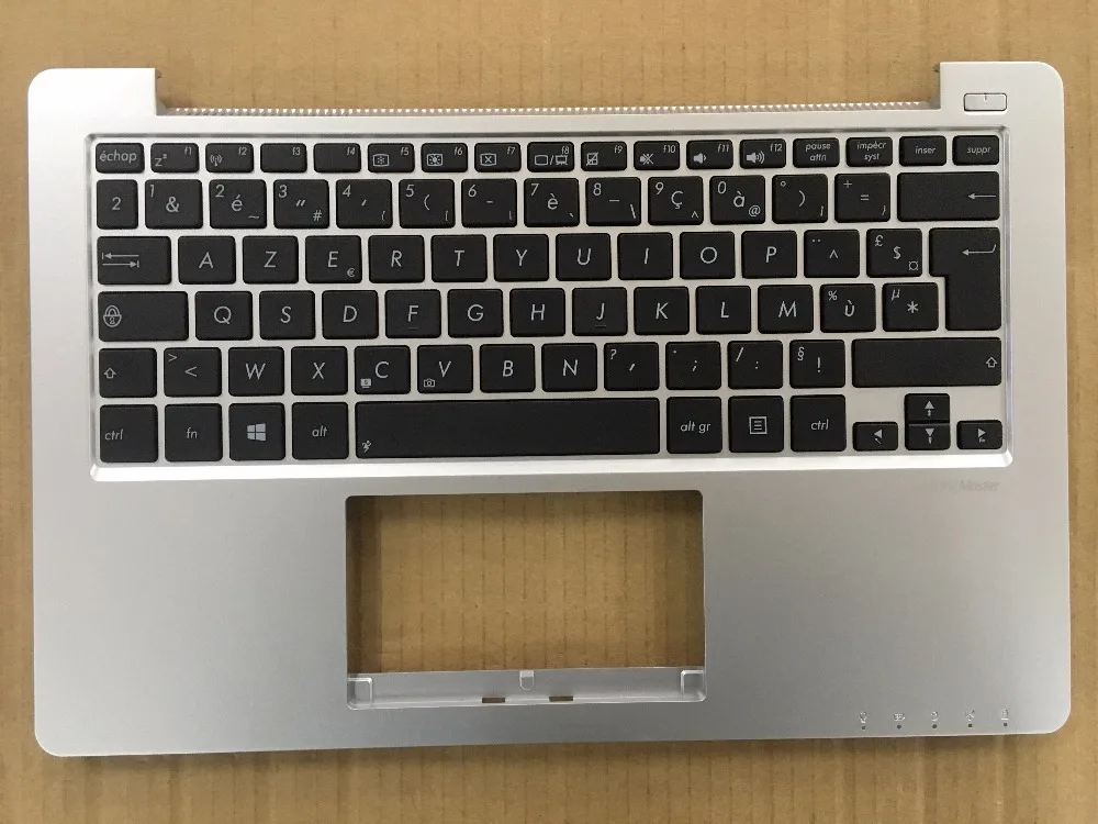 Новая Клавиатура FR French Azerty Layout для Asus X201 X201E черный с подставкой topcase C Cover ноутбука