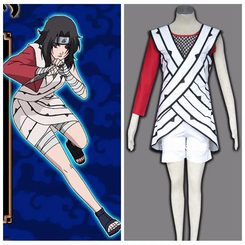 

Ainclu Free Shipping Anime Product Top Selling NARUTO Anime Cosplay Yuuhi Kurenai Costume Halloween