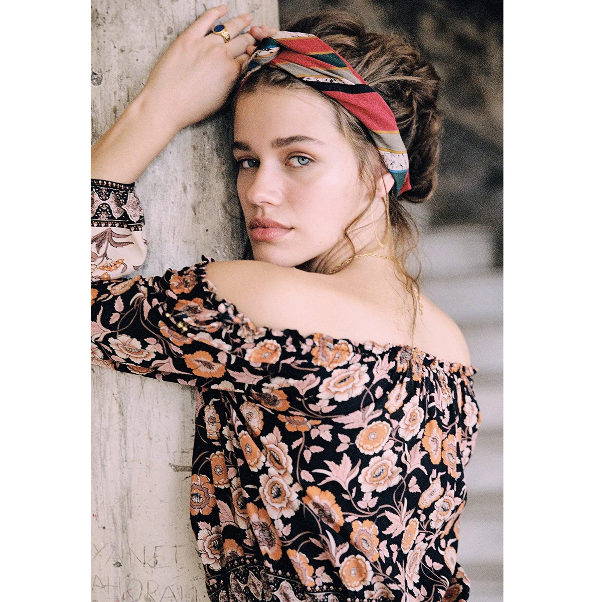 

Jastie Off the Shoulder Top 2019 Summer Beach Cropped Blouse Casual Boho Shirts Tops Vintage Floral Print Women Shirts Blouses