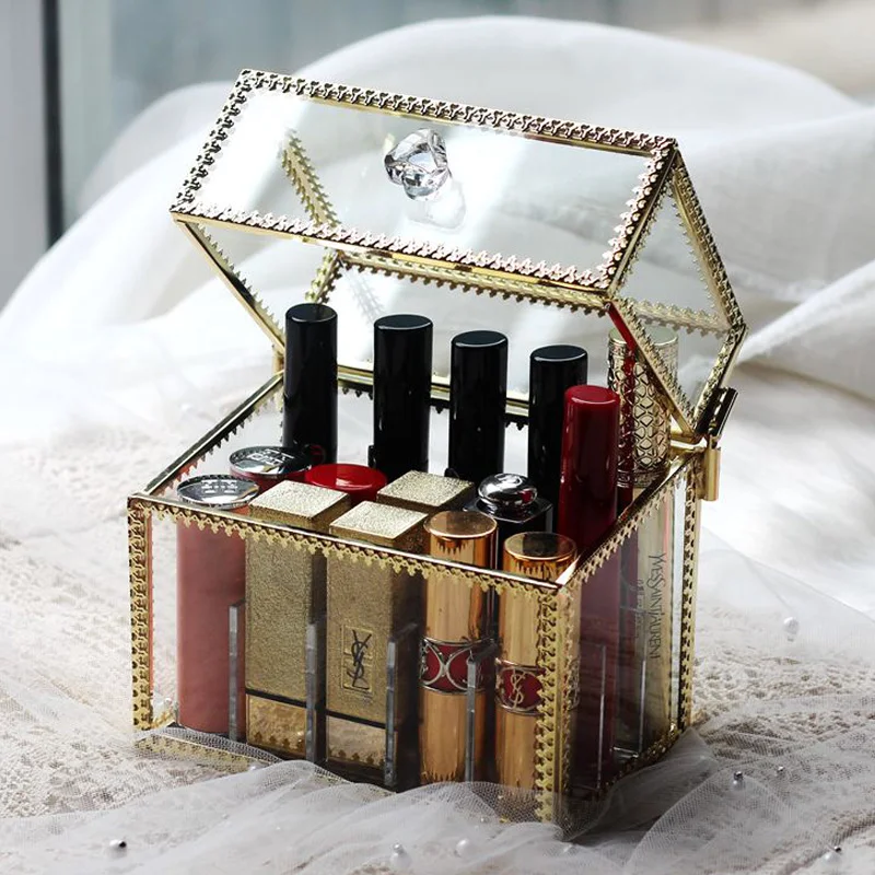 

15 Grid Makeup Organizer Storage Box lipstick holder Cosmetic Box Jewelry Box Holder Display Stand make up organizer New