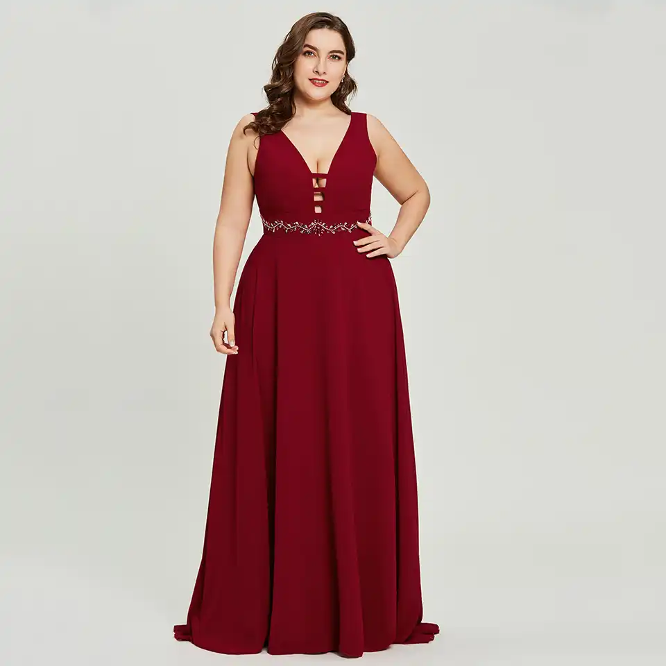 vestidos de cerimonia plus size