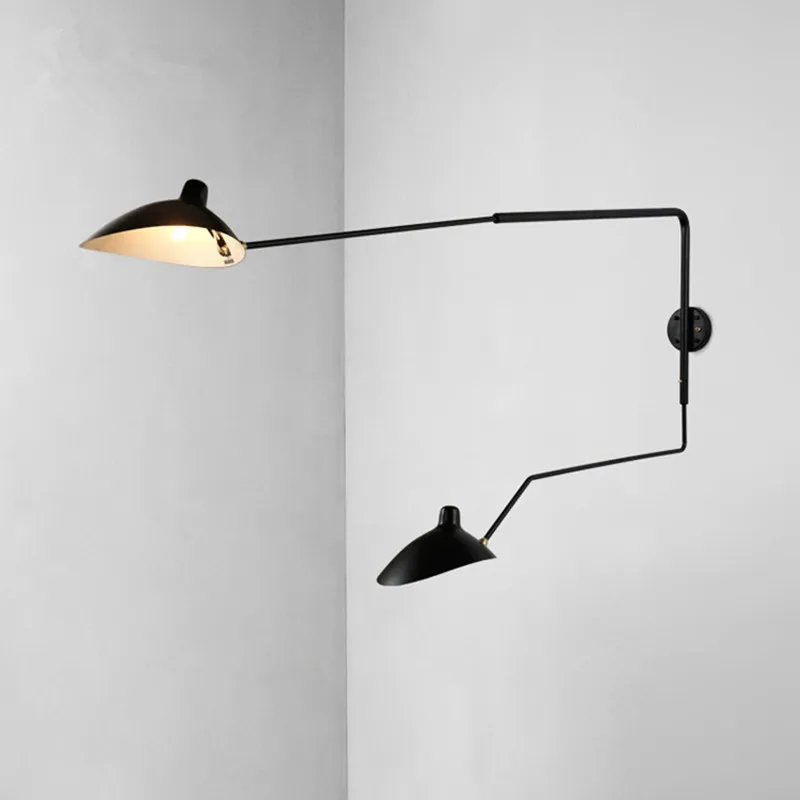 

Nordic Home 2 Head Wall Light 2 Arms Bedroom Duckbilled Light Designer Dining Room Light Free Shipping