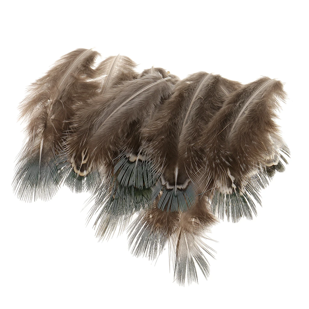100 Pieces Pheasant Feather Jewelry Decor Headgear DIY Crafts DIY Apparel Sewing DIY clothes decoration wedding party 4-8cm