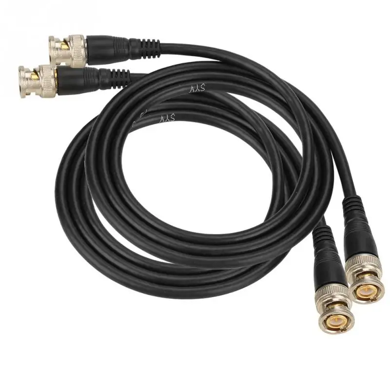 

2pcs/Lot P1013 BNC Q9 Male Plug Oscilloscope Test Probe Cable Lead 100cm Length 50 ohm