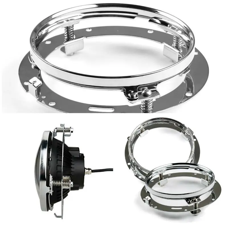 7Inch Round Mounting Bracket Mounting Ring, 7" LED Headlight Adapter