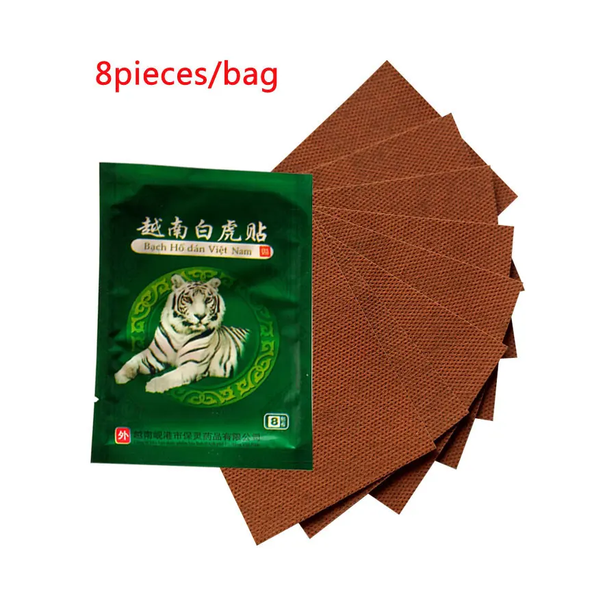 32Pcs/4bags Vietnam White Tiger Plaster Muscle Rthritis Neck/Body Pain Relief Patch sprains/Lumbar spine Ache Relaxation Plaster